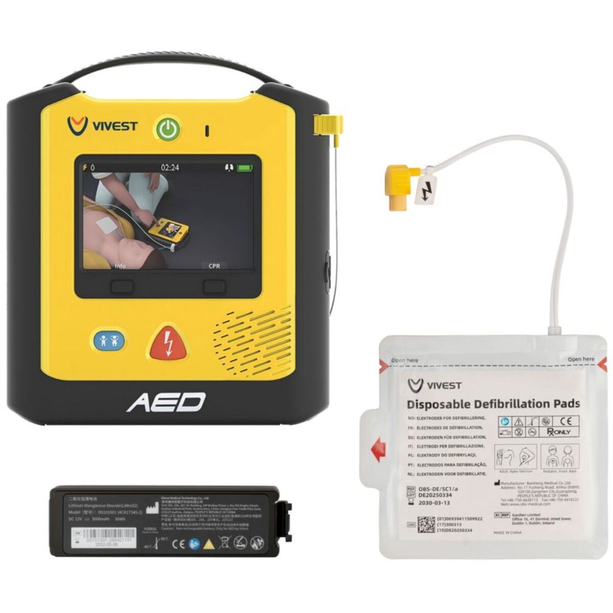 Defibrylator AED Vivest A3 (X3) - obrazek 4
